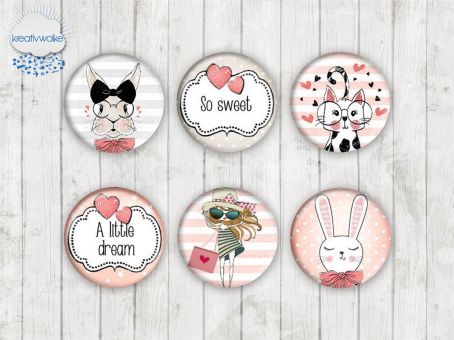 Motiv-Cabochons 1497 10mm (12 Stk)
